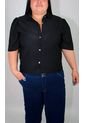 Blusa Para Mujer. Manga Corta Negro Marca L&H de L&H
