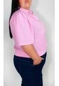 Blusa Para Mujer. Manga Corta Rosado Marca L&H de L&H