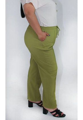 Pantalon Para Mujer. Verde Marca L&H