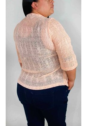 Blusa Para Mujer. Manga 3/4 Coral Marca L&H