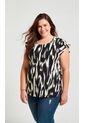 Blusa Para Mujer. Manga Corta Negro Marca L&H Ref. 7K612009 de L&H
