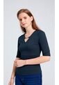 Camiseta Para Mujer Manga 3/4 Negro Marca L&H Ref. 4R409232 de L&H