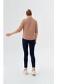 Blusa Para Mujer Manga Corta Cafe Marca L&H Ref. 2J412278 de L&H