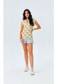 Camiseta Para Mujer Manga Corta Verde Marca L&H Ref. 1F409525 de L&H
