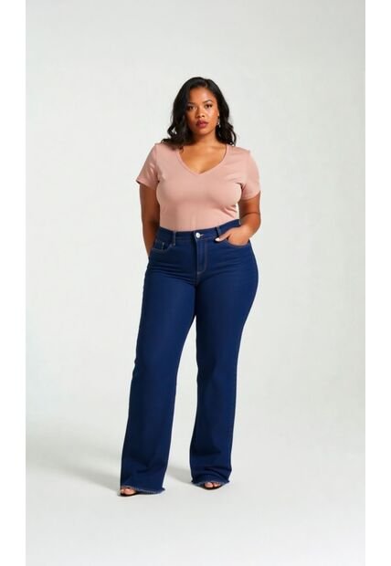 Jean Para Mujer. Azul Marca L&H Ref. 2A607027