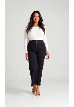 Jean Para Mujer. Negro Marca L&H Ref. 2A607027