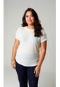 Camiseta Para Mujer. Manga Corta Beige Marca L&H Ref. 2J609090 de L&H