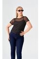 Camiseta Para Mujer Manga Corta Negro Marca L&H Ref. 2J409119 de L&H