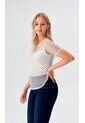 Camiseta Para Mujer Manga Corta Blanco Marca L&H Ref. 2J409119 de L&H