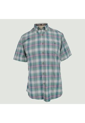 Camisa Para Hombre Manga Corta Verde Marca L&H