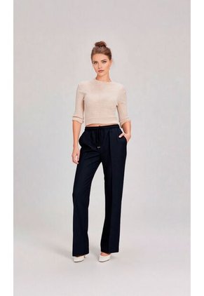 Pantalon Para Mujer Negro Marca L&H Ref. 1F407150