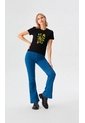 Camiseta Para Mujer Manga Corta Negro Marca L&H Ref. 2Bw409003 de L&H