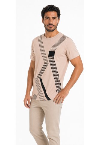 T-Shirt Para Hombre  Beige Marca L&H Ref. 4K119009 L&H
