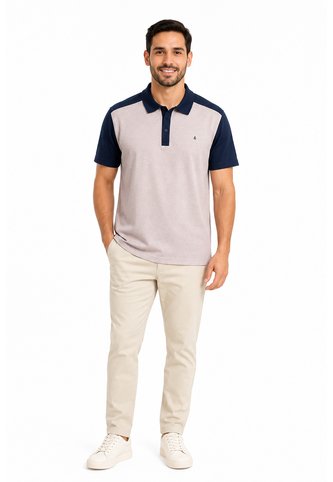 Polo Para Hombre  Beige Marca L&H Ref. 4K109145 L&H