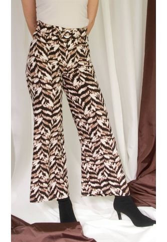 Pantalon Para Mujer Cafe Marca L&H L&H