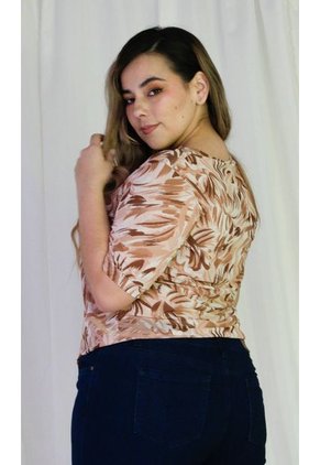 Camiseta Para Mujer. Manga Corta Amarillo Marca L&H