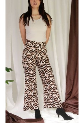 Pantalon Para Mujer Cafe Marca L&H