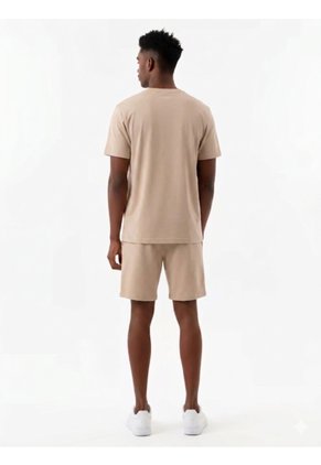 T-Shirt Para Hombre Manga Corta Beige Marca L&H Ref. 4K109140