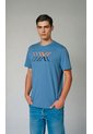 T-Shirt Para Hombre Manga Corta Azul Indigo Marca L&H Ref. 4K109099 de L&H