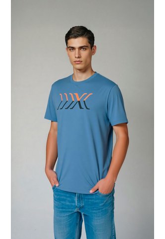 T-Shirt Para Hombre Manga Corta Azul Indigo Marca L&H Ref. 4K109099 L&H