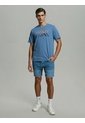 T-Shirt Para Hombre Manga Corta Azul Indigo Marca L&H Ref. 4K109099 de L&H