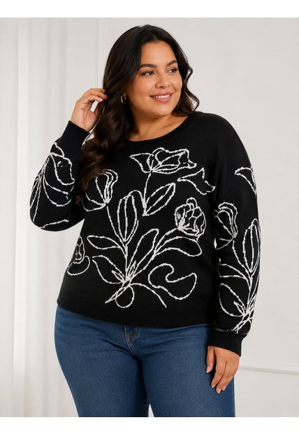 Saco Para Mujer.  Negro Marca L&H Ref. 4E633003
