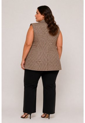 Chaleco Para Mujer.  Cafe Marca L&H Ref. 4E625003
