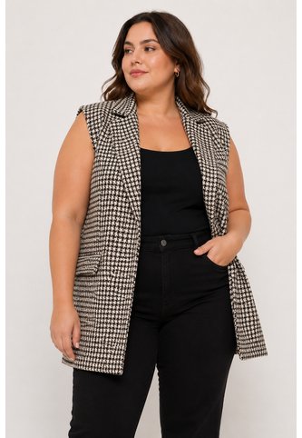 Chaleco Para Mujer.  Negro Marca L&H Ref. 4E625003 L&H