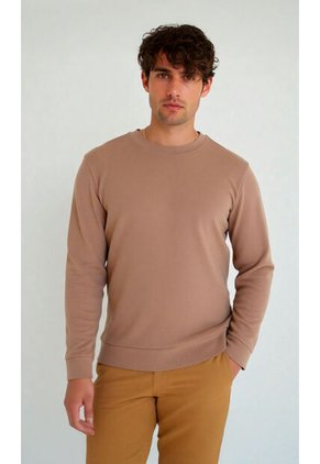 Buzo Para Hombre Manga Larga Taupe Marca L&H Ref. 4K106018
