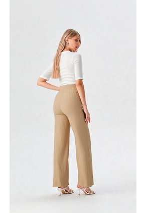 Pantalon Para Mujer Taupe Marca L&H Ref. 1F407245