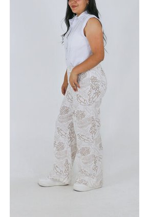 Pantalon Para Mujer Taupe Marca L&H Ref. 7K407005