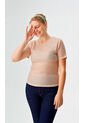 Camiseta Para Mujer Manga Corta Beige Marca L&H Ref. 2J409117 de L&H