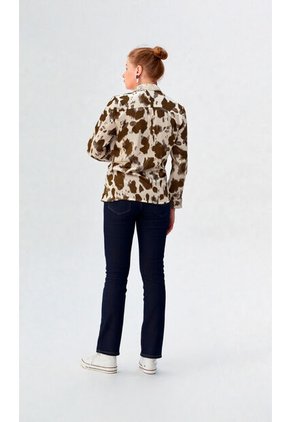 Blusa Para Mujer Manga 3/4 Taupe Marca L&H Ref. 1F412699