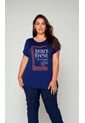 Camiseta Para Mujer. Manga Corta Azul Marca L&H Ref. 5G609077 de L&H