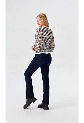 Camiseta Para Mujer Manga 3/4 Blanco Marca L&H Ref. 2J409120