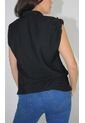 Blusa Para Mujer Manga Corta Negro Marca L&H de L&H