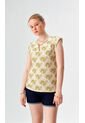 Camiseta Para Mujer Manga Corta Verde Marca L&H Ref. 1F409525 de L&H