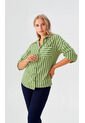 Blusa Para Mujer Manga Corta Verde Marca L&H Ref. 2J412278 de L&H