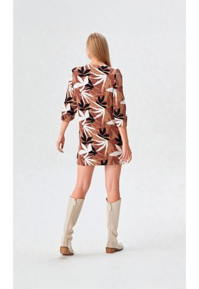 Kimono Para Mujer Cafe Marca L&H Ref. 1F401019