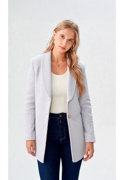 Gaban Para Mujer Gris Claro Marca L&H Ref. 4V408170