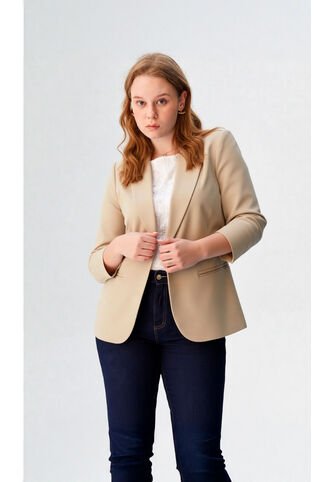 Chaqueta Para Mujer Beige Marca L&H Ref. 4V408171 L&H