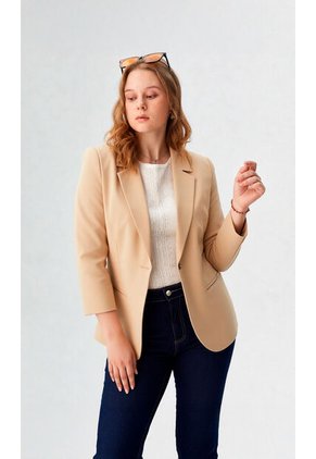 Chaqueta Para Mujer Beige Marca L&H Ref. 4V408171