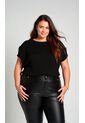 Camiseta Para Mujer. Manga Corta Negro Marca L&H Ref. 2J609090 de L&H