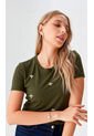 Camiseta Para Mujer Manga Corta Verde Marca L&H Ref. 7S409043 de L&H
