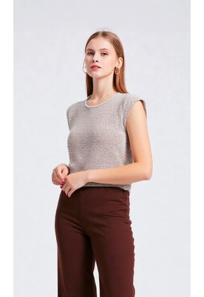 Camiseta Para Mujer Manga Corta Negro Marca L&H Ref. 1F409499