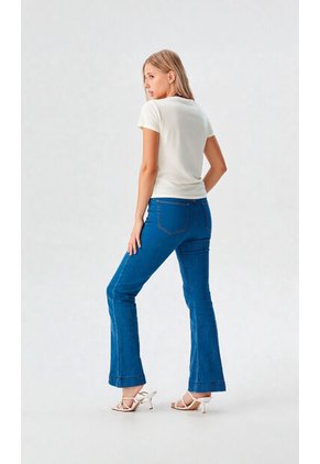 Camiseta Para Mujer Manga 3/4 Crudo Marca L&H Ref. 7S409038