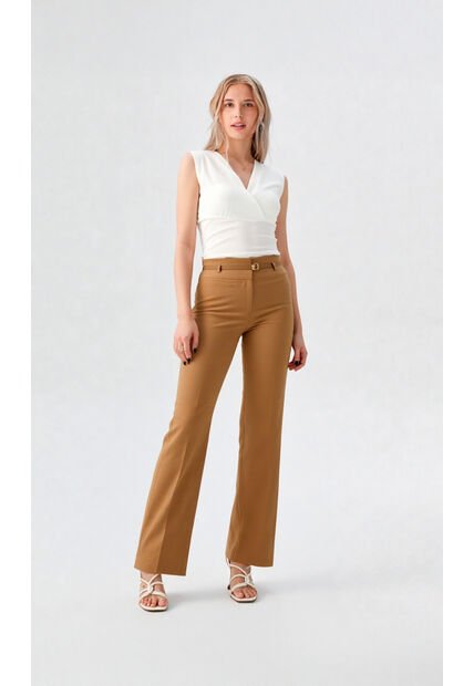 Pantalon Para Mujer Cafe Marca L&H Ref. 1T407011