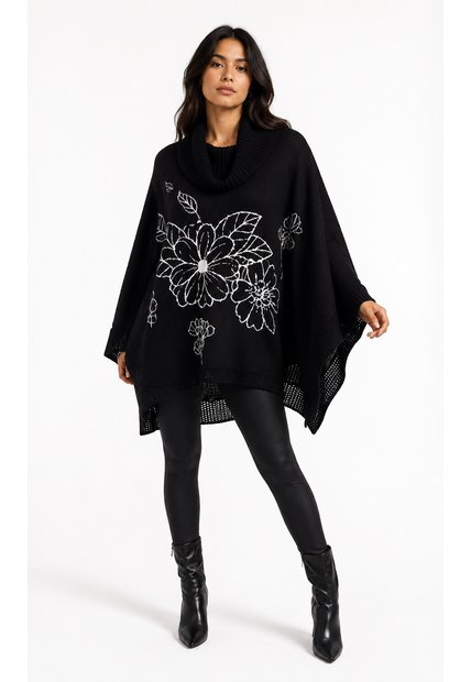 Capa Para Mujer  Negro Marca L&H Ref. 4E434098