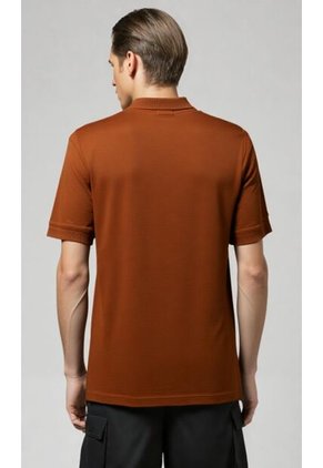 Polo Para Hombre Manga Corta Cafe Marca L&H Ref. 4Q109135
