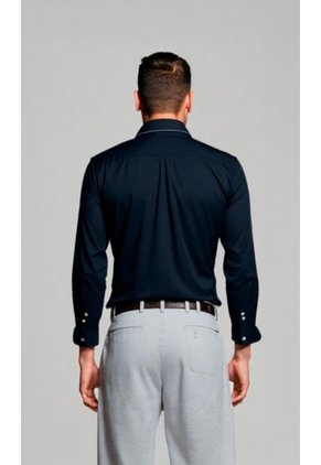 Camisa Para Hombre Manga Larga Negro Marca L&H Ref. 7Y101232